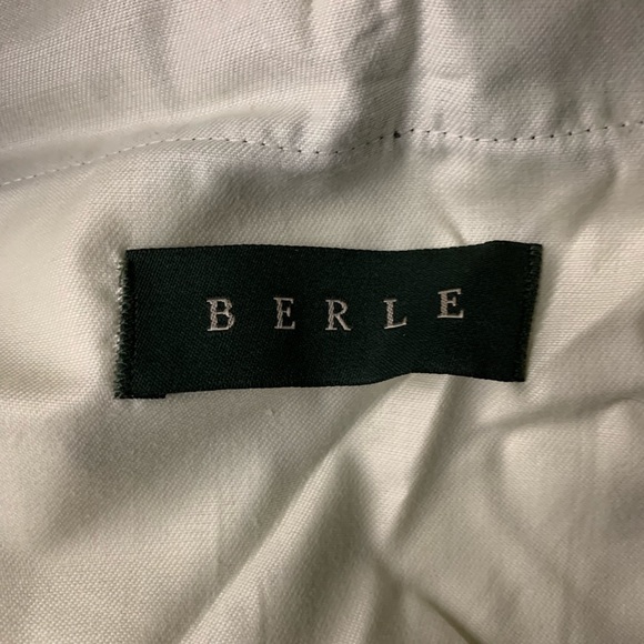 Berle Wool Dress pants 38/30 French cuff Men A1Condition - Picture 2 of 7